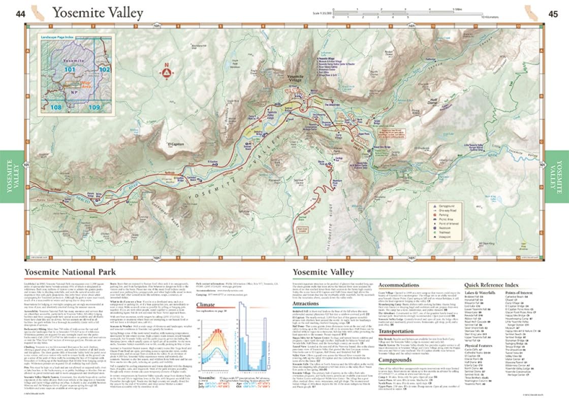 California Road & Recreation Atlas - 12th Edition, 2024 (Benchmark)