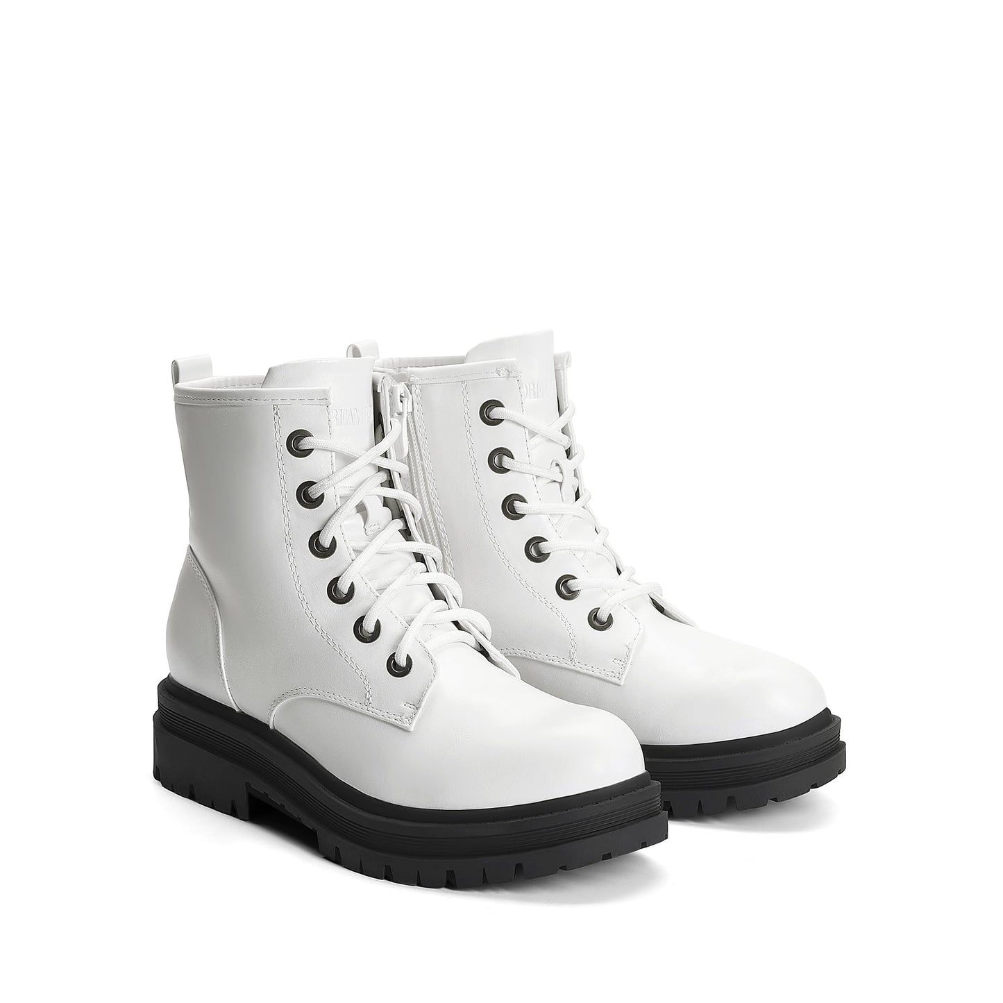 DREAM PAIRS Lace-up Combat Boots Ankle Booties for Women