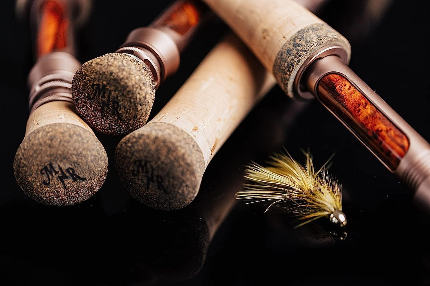 Moonshine Rod Co. Fly Fishing Rod with Carrying Case and Extra Rod Tip Section, Slow-Medium-Fast Action