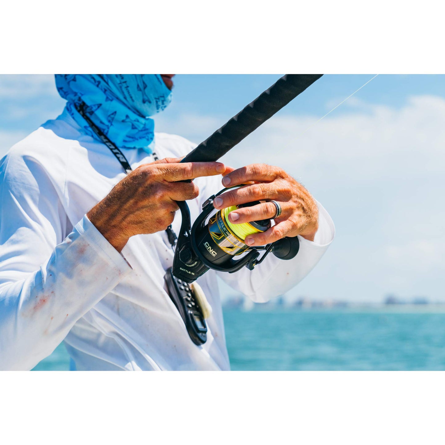 PENN Battle IV Spinning Reel and Fishing Rod Combo