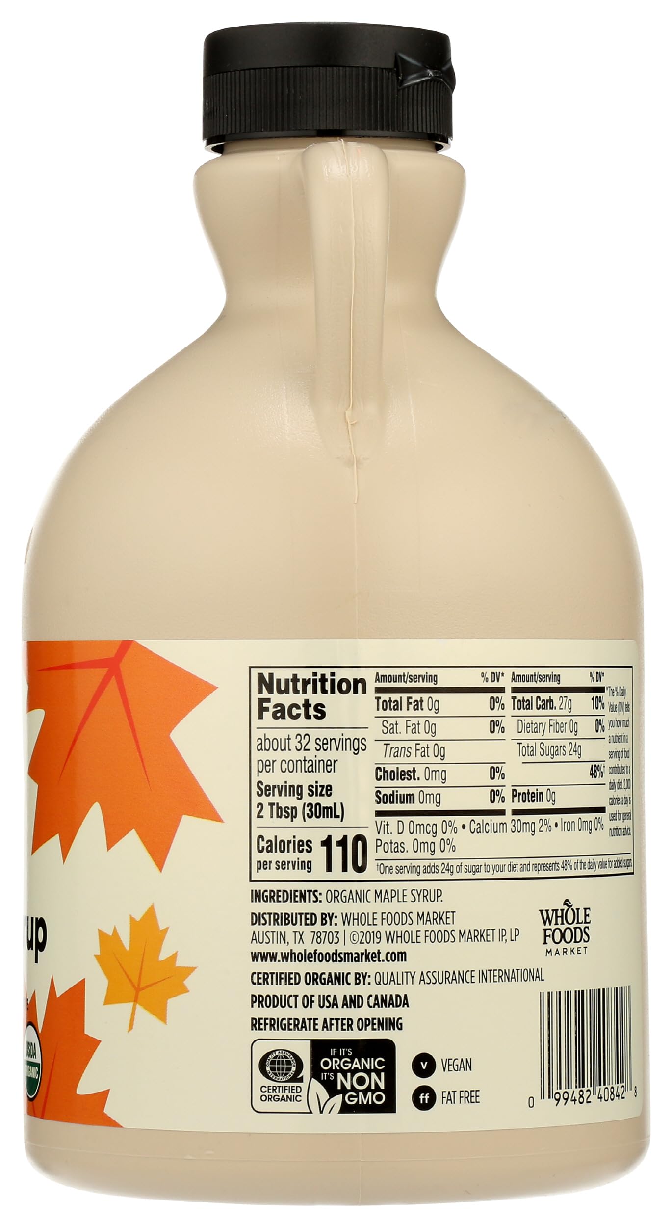 365 by Whole Foods Market, Organic Grade A Dark Maple Syrup, 32 Fl Oz