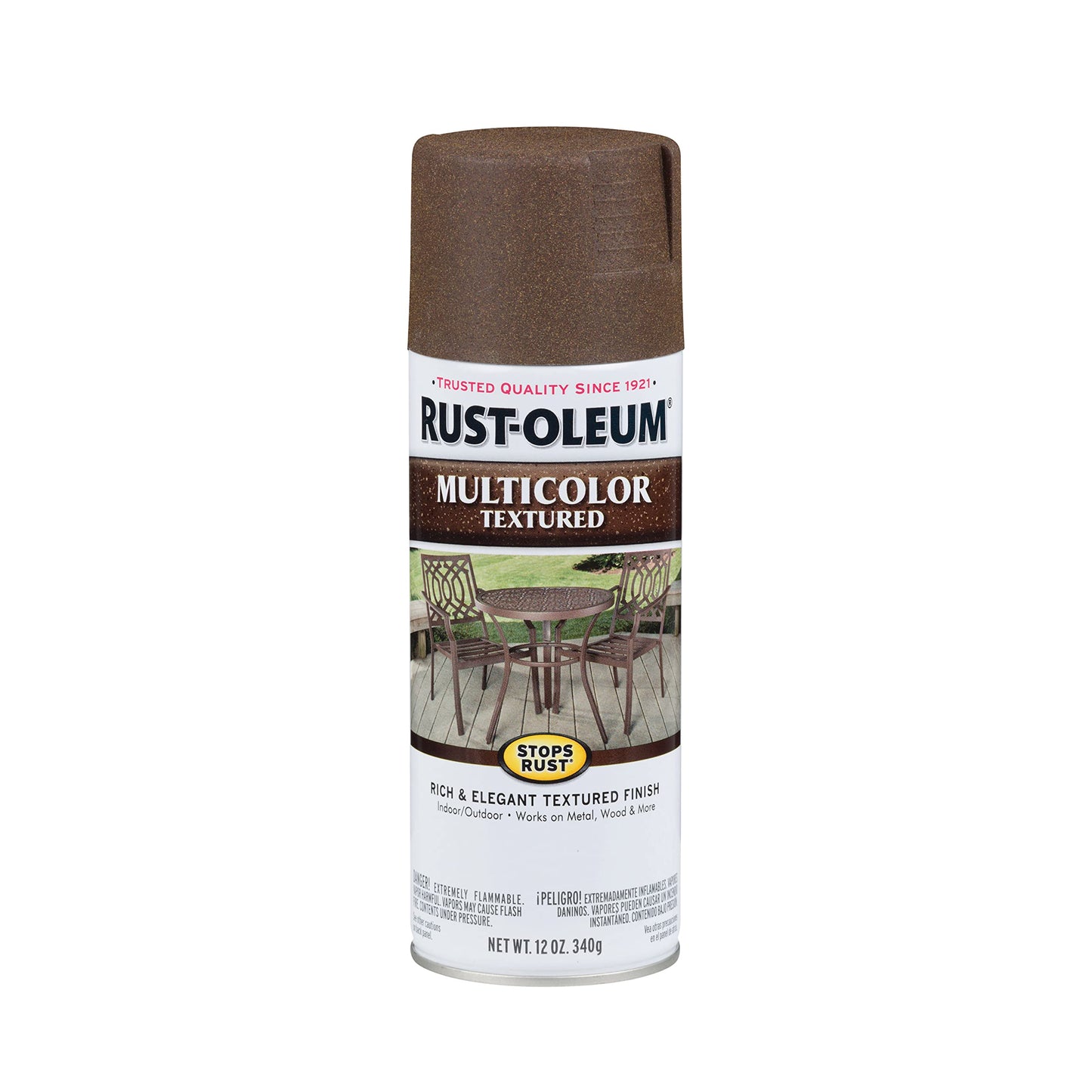 Rust-Oleum 223524-6PK Stops Rust Multi-Color Textured Spray Paint, 12 oz, Desert Bisque, 6 Pack, Beige