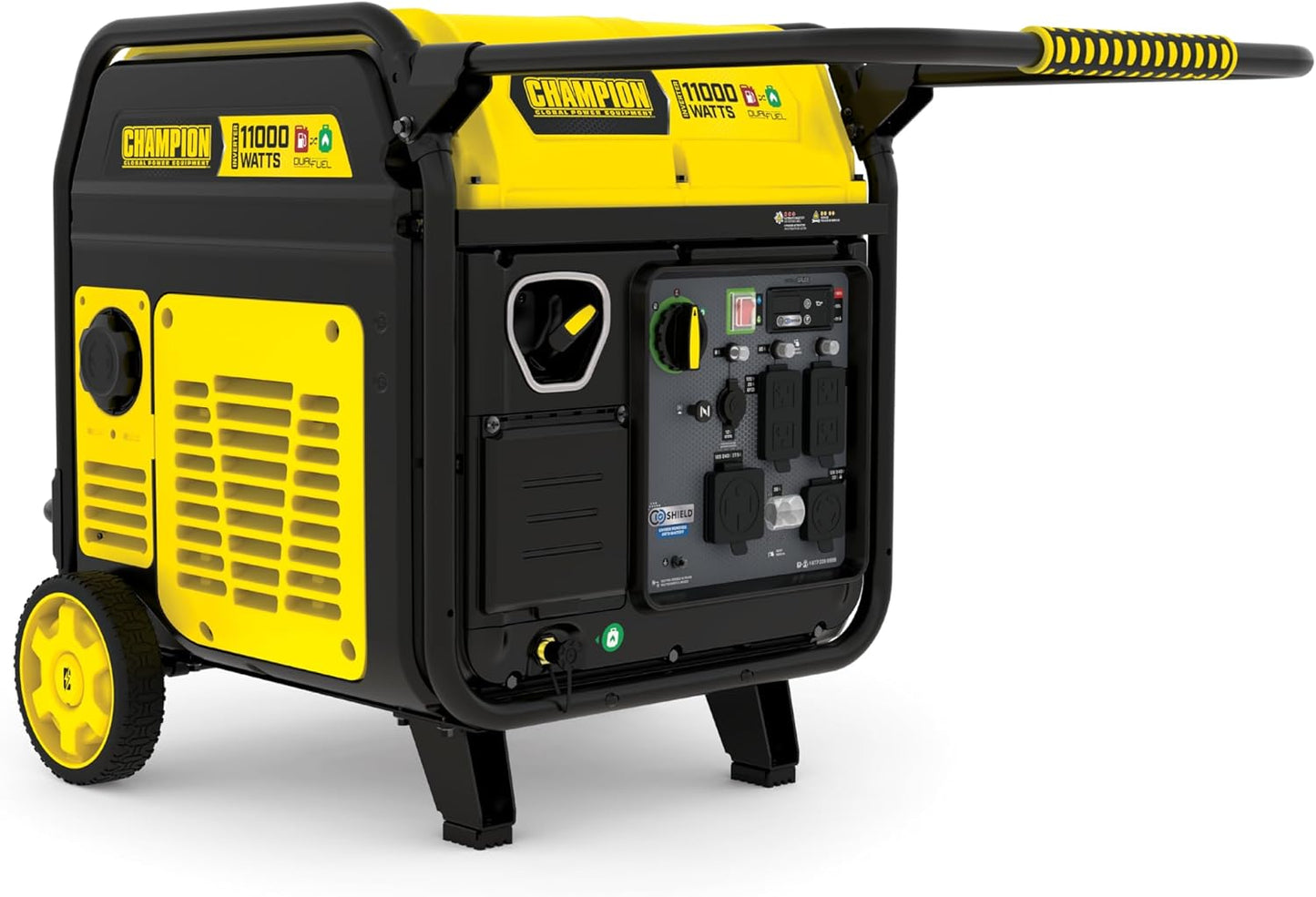 Champion Power Equipment 11,000-Watt Electric Start Dual Fuel Home Backup Portable Inverter Generator with Quiet Technology and CO Shield