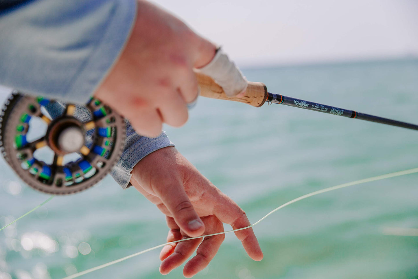 Moonshine Rod Co. Fly Fishing Rod with Carrying Case and Extra Rod Tip Section, Slow-Medium-Fast Action