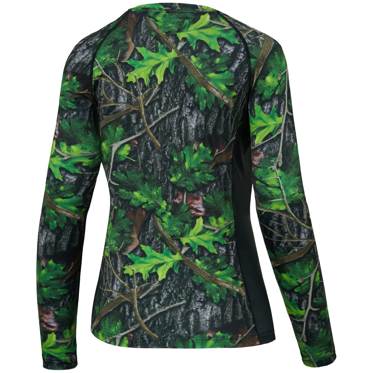 BASSDASH Women’s Camo Hunting Shirt Long Sleeve UPF 50+ Sun Protection Performance Tee Fishing Hiking