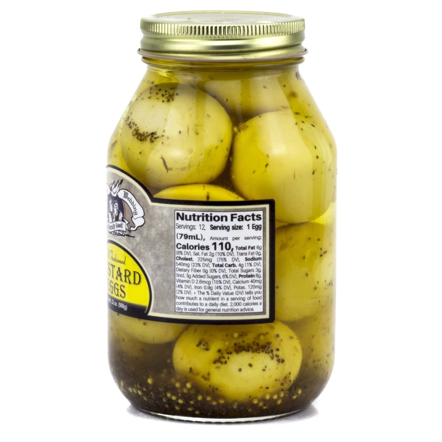 Amish Wedding Pickled Eggs 32oz (Pack of 2)