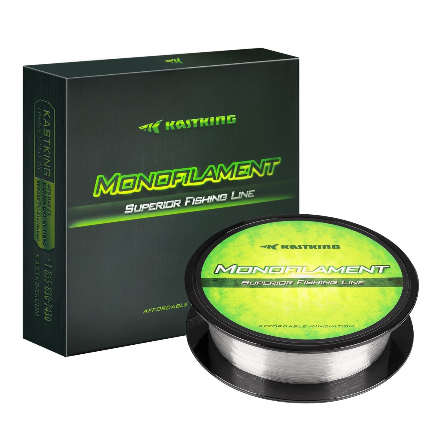 KastKing World's Premium Monofilament Fishing Line - Paralleled Roll Track - Strong and Abrasion Resistant Mono Line - Superior Nylon Material Fishing Line - 2015 ICAST Award Winning Manufacturer