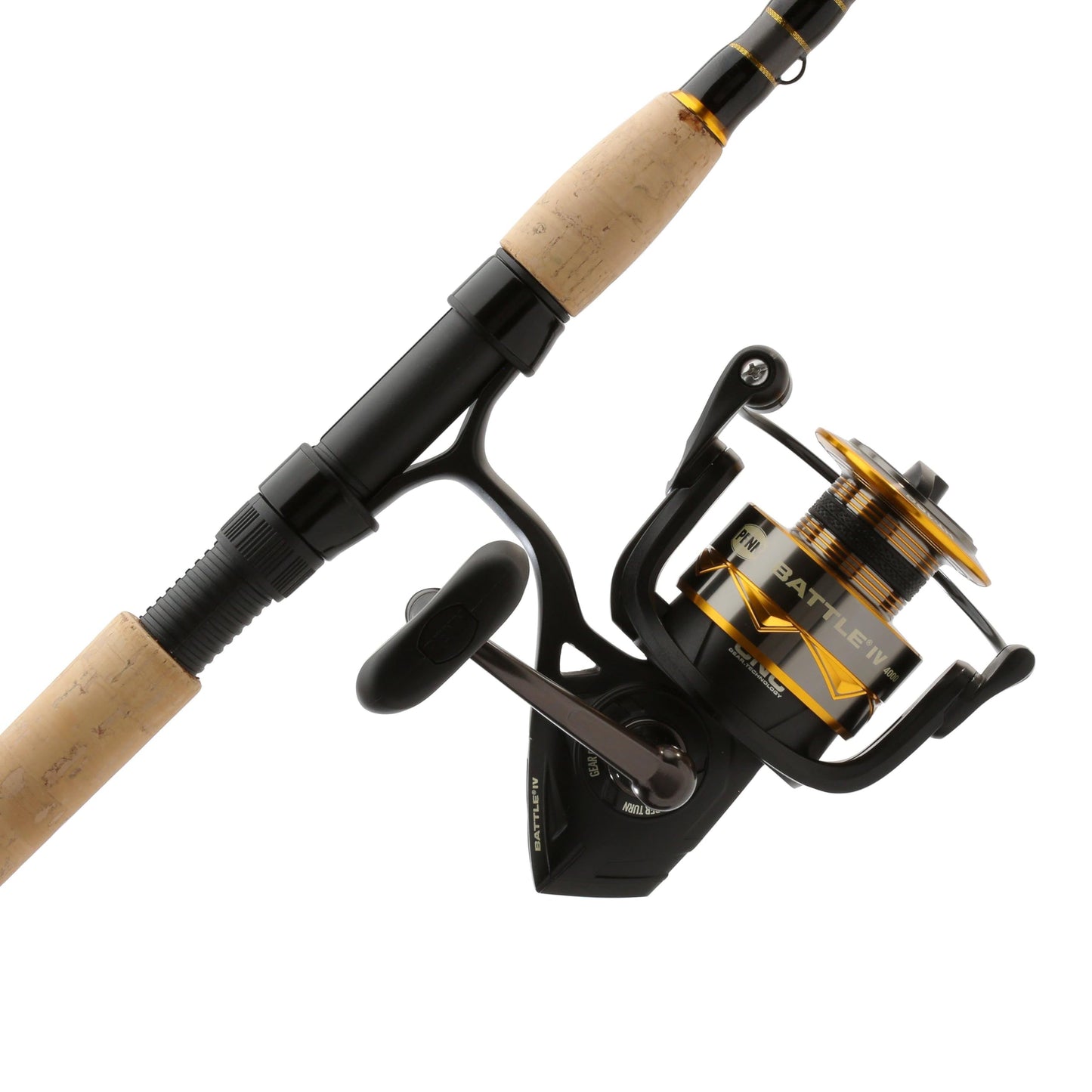 PENN Battle IV Spinning Reel and Fishing Rod Combo