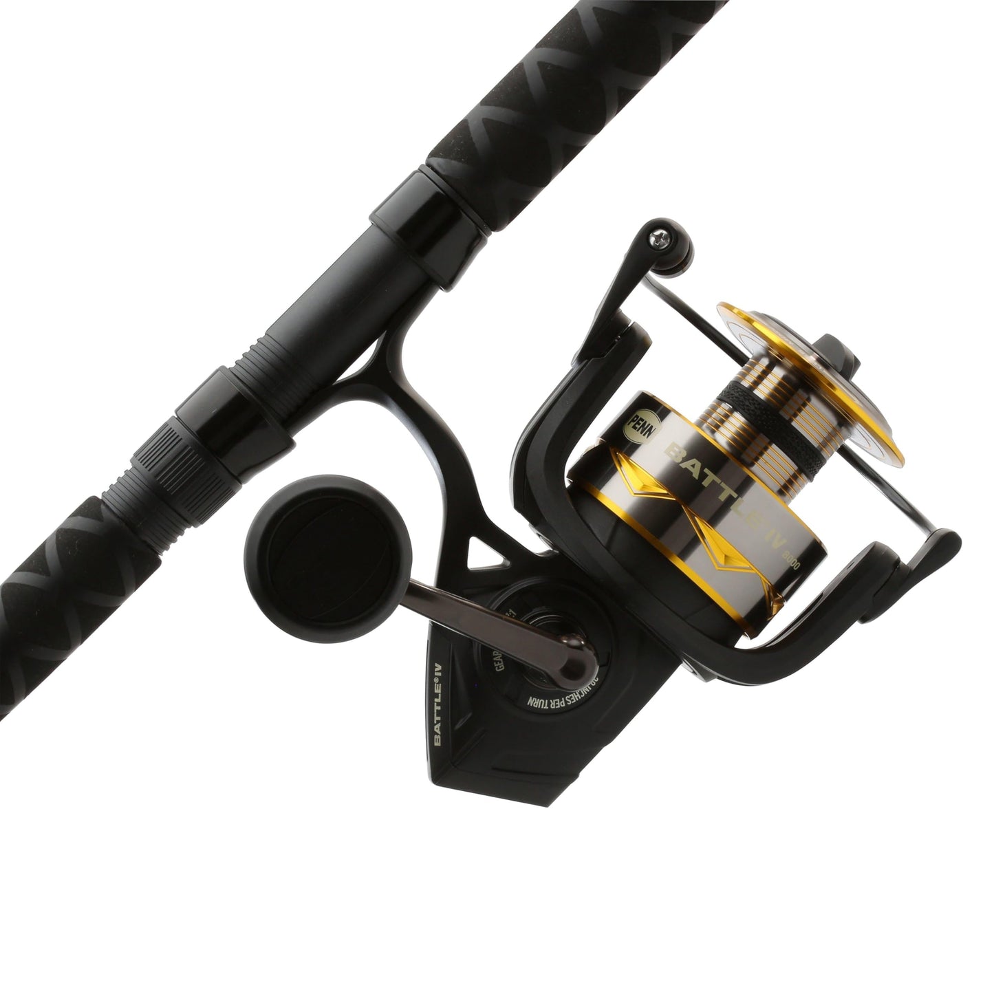 PENN Battle IV Spinning Reel and Fishing Rod Combo