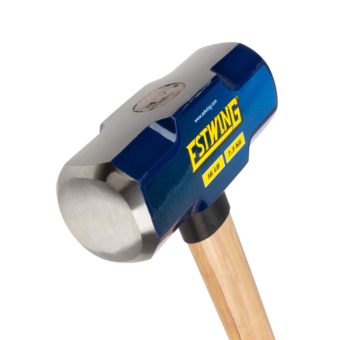 Estwing 16-Pound Hard Face Sledge Hammer for Demolition/Stake Driving, 50-55 HRC, 36-Inch Fiberglass Handle, Overstrike Protection, Textured Grip