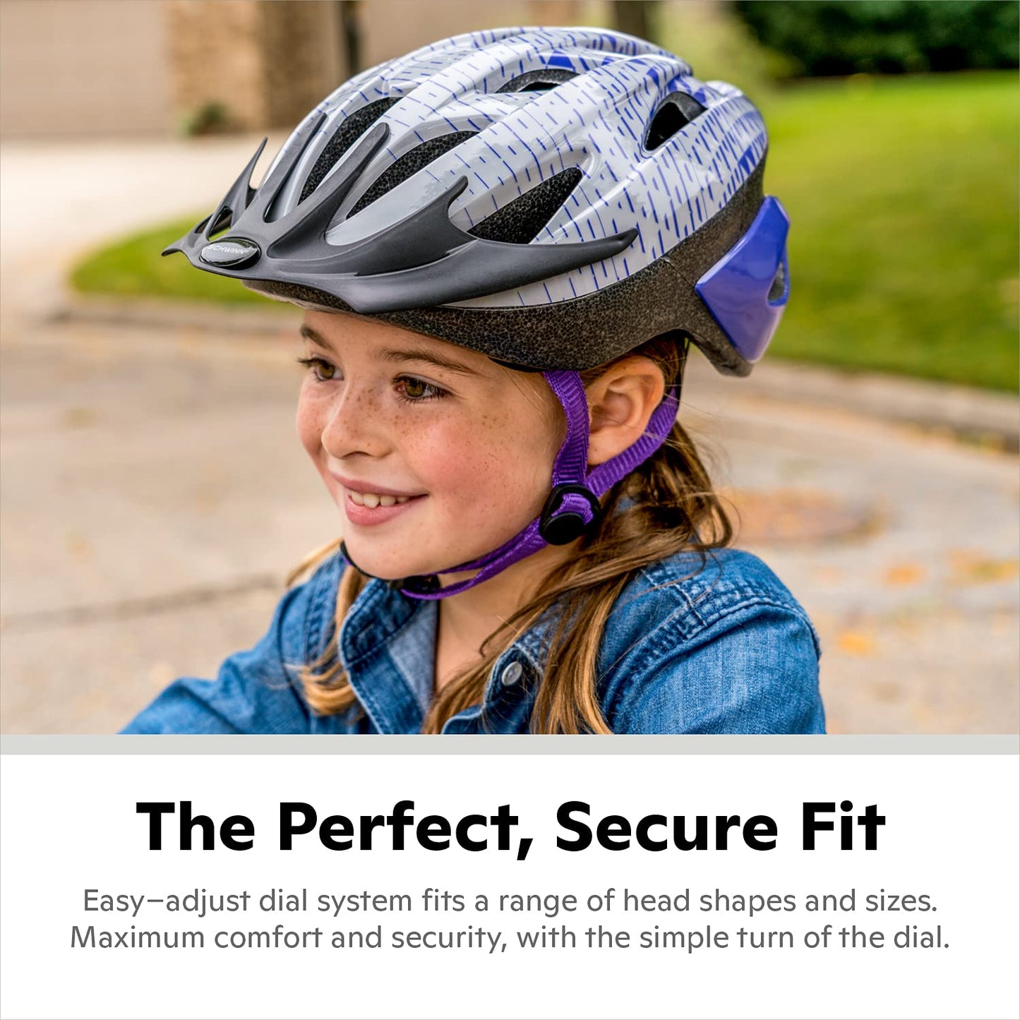 Schwinn Thrasher Helmet for Kids, Carbon, Size 55 - 58 cm, for Kids 8-14, Lightweight Microshell, Adjustable Dial and Straps, Interior Padding, 20 Air Vents, Removable Visor, Helmet for Boys and Girls