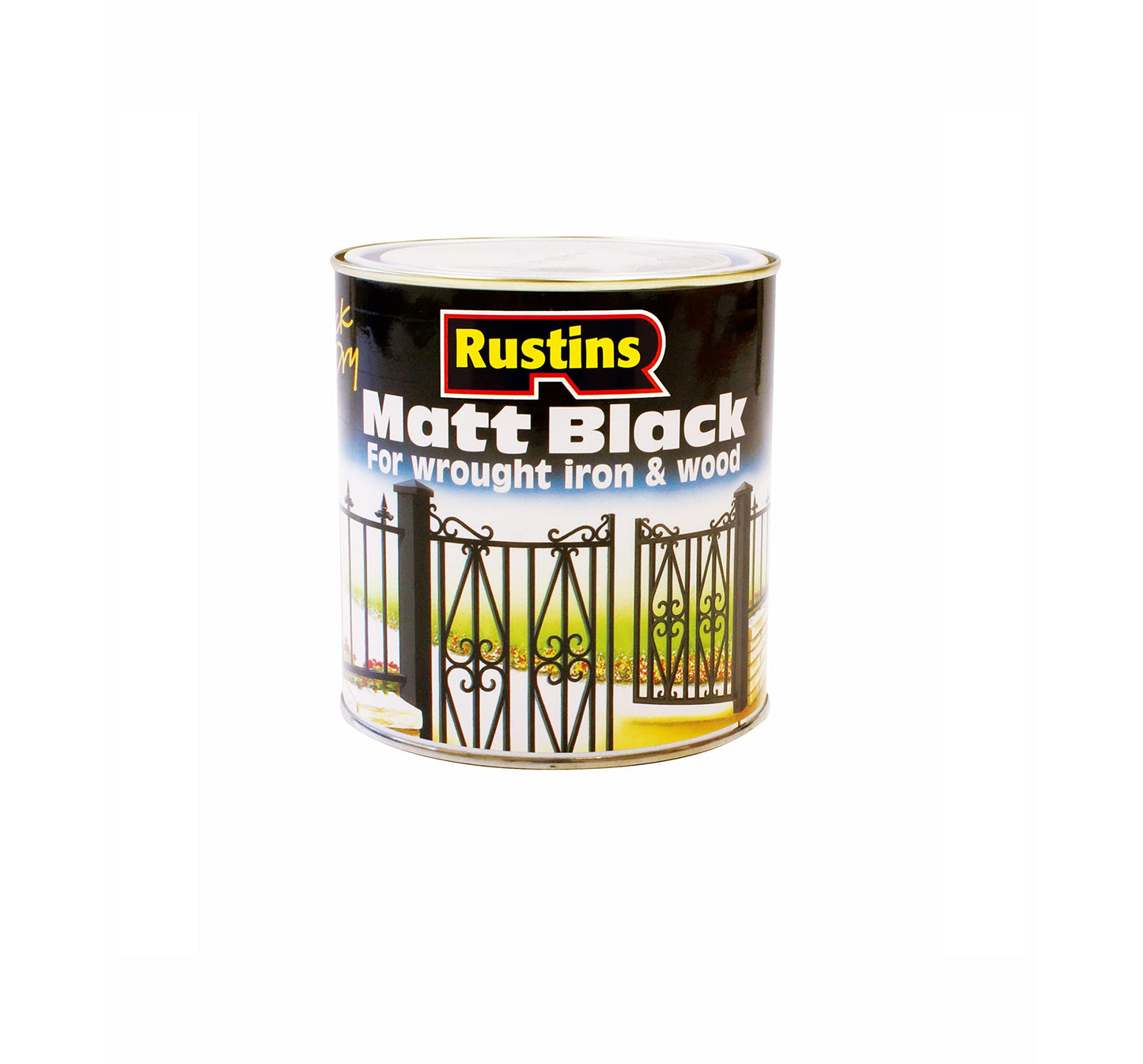 Quick Drying Matt Black Paint 250ml -Easy DIY Application for a Professional Finish in Minutes, Ideal for Interior & Exterior Surfaces