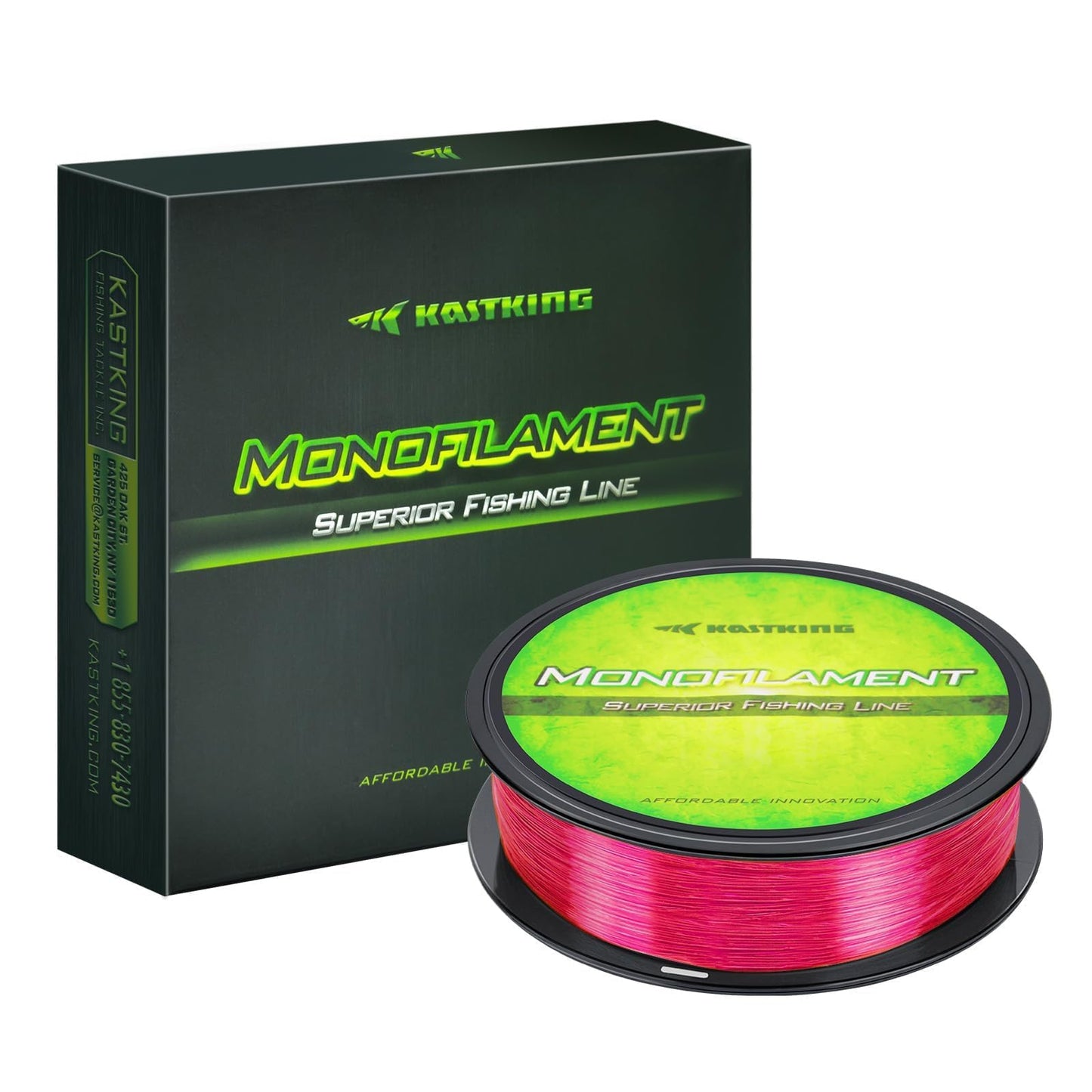 KastKing World's Premium Monofilament Fishing Line - Paralleled Roll Track - Strong and Abrasion Resistant Mono Line - Superior Nylon Material Fishing Line - 2015 ICAST Award Winning Manufacturer