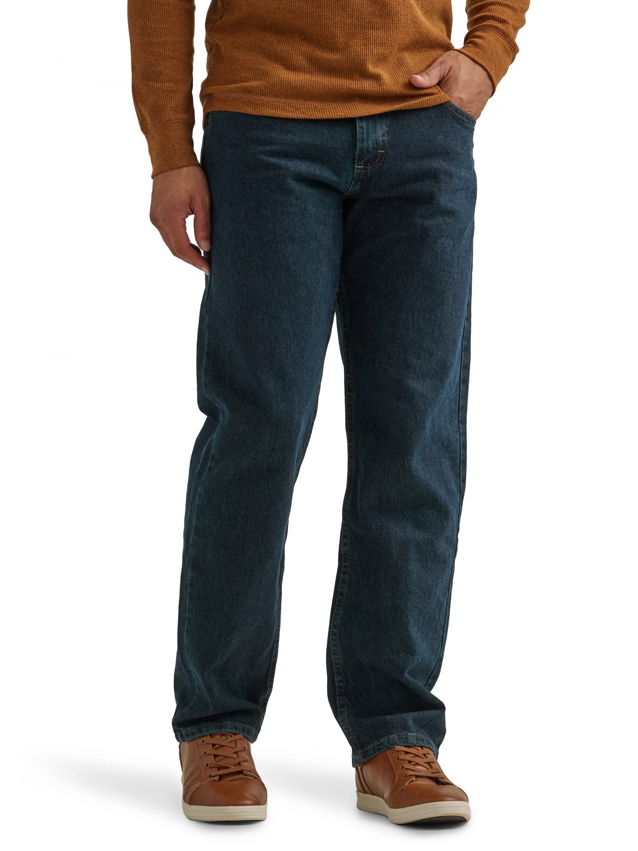Wrangler Authentics Men's Classic 5-Pocket Relaxed Fit Cotton Jean