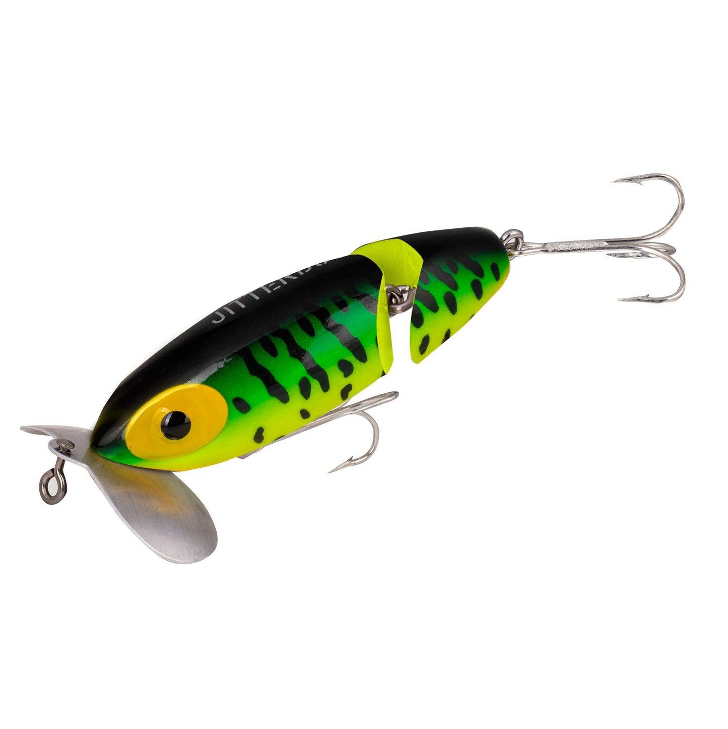 Jitterbug Topwater Bass Fishing Lure - Excellent for Night Fishing
