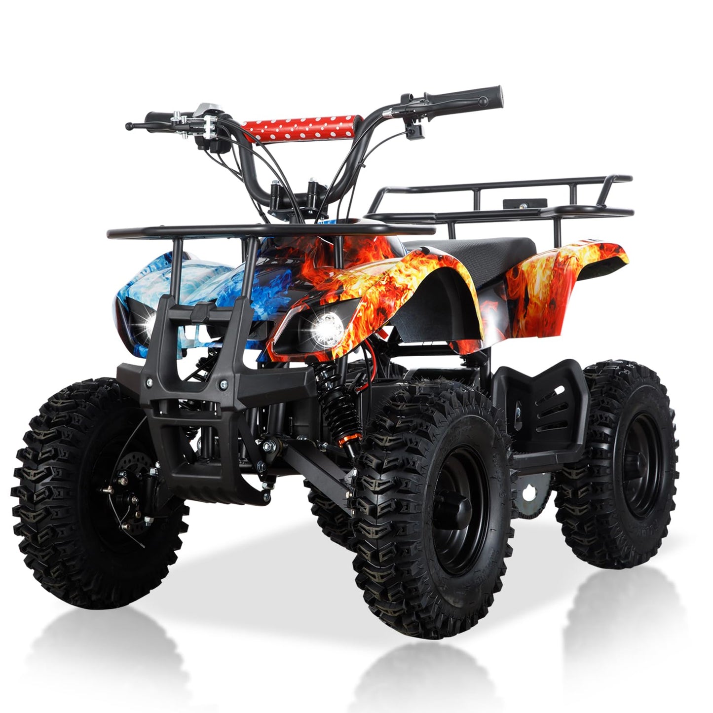 36V Electric ATV Dirt Quad Electric Four-Wheeled ATV with 500W Brushless Powerful Motor Off-Road Vehicle Electric Kids ATV Ride on ATV for Big Boys Girls Ages 5+, Black