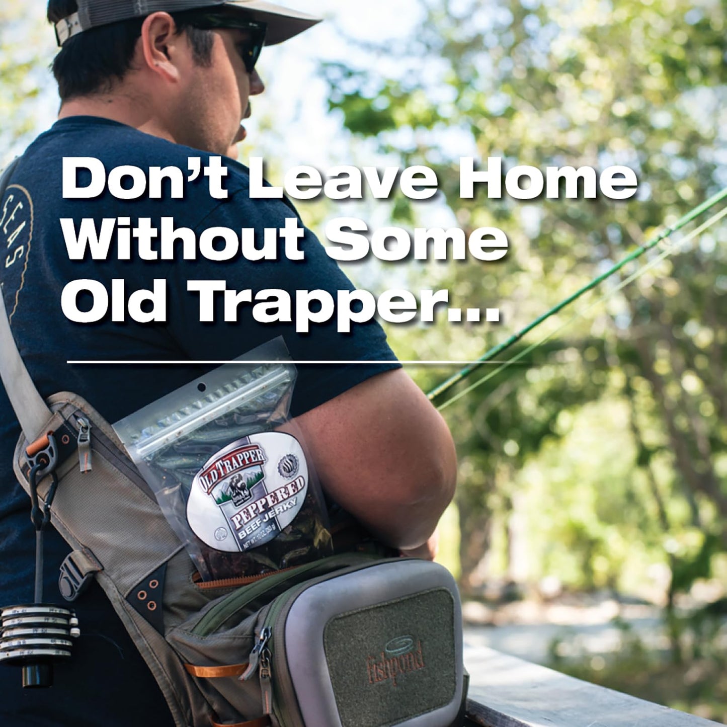 Old Trapper Beef Jerky, Old-Fashioned 10-Ounce Bag, Tender Meat Snacks for Lunches or Between Meals, 11 Grams of Protein, Zero Grams of Fat, and 70 Calories per Ounce (Pack of One)