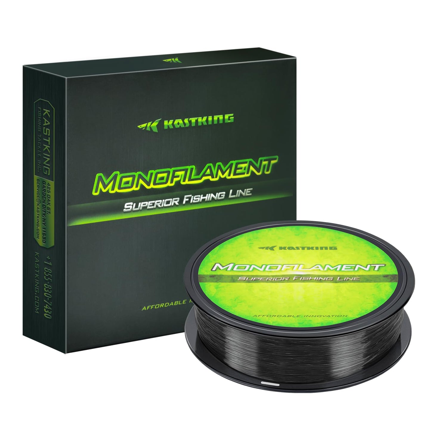 KastKing World's Premium Monofilament Fishing Line - Paralleled Roll Track - Strong and Abrasion Resistant Mono Line - Superior Nylon Material Fishing Line - 2015 ICAST Award Winning Manufacturer