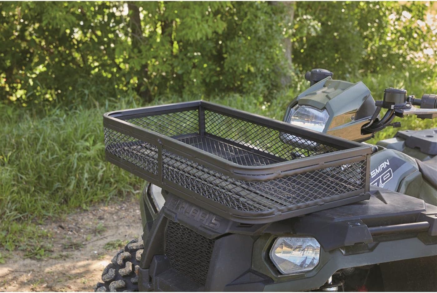Guide Gear ATV Front Cargo Basket, Luggage Carrier Rack, Heavy-Duty Steel, 36 Inches by 17 Inches by 5.25 Inches