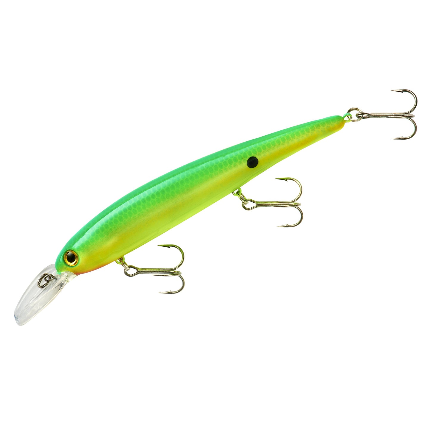 Bandit Lures 4 3/4-Inch Slender Minnow Jerkbait Trolls Up to 27 Feet Deep, Universal Color Patterns, 1 Piece