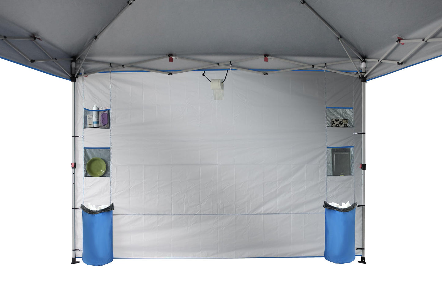 CROWN SHADES Canopy Tent 10x10 Pop Up Canopy Outdoor Shade with Pockets Sidewall, Easy Up Sun Shelter with One Person Set Up Center Lock, Portable Instant Camping Beach Canopy Tents, Forest Green