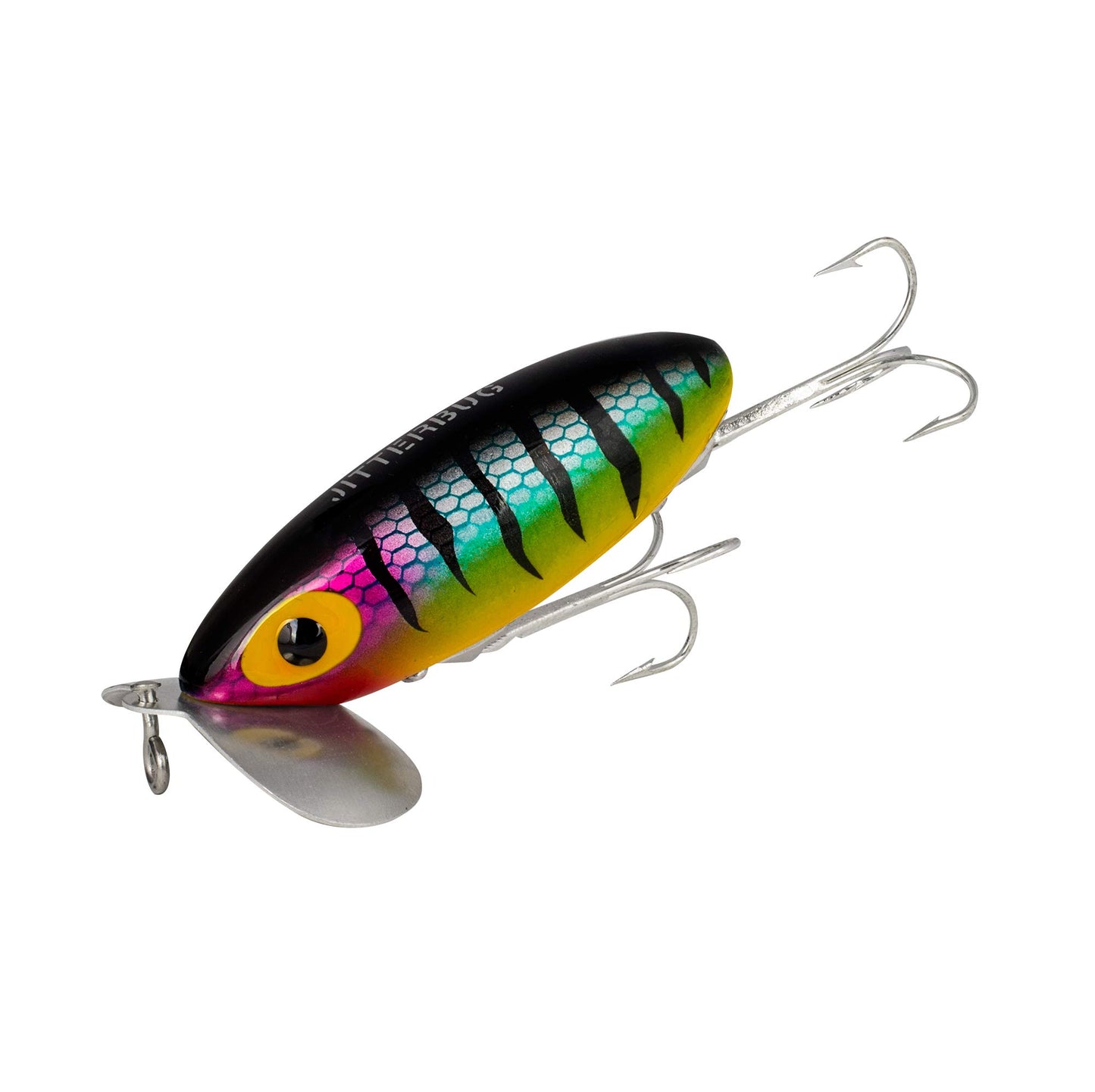 Jitterbug Topwater Bass Fishing Lure - Excellent for Night Fishing