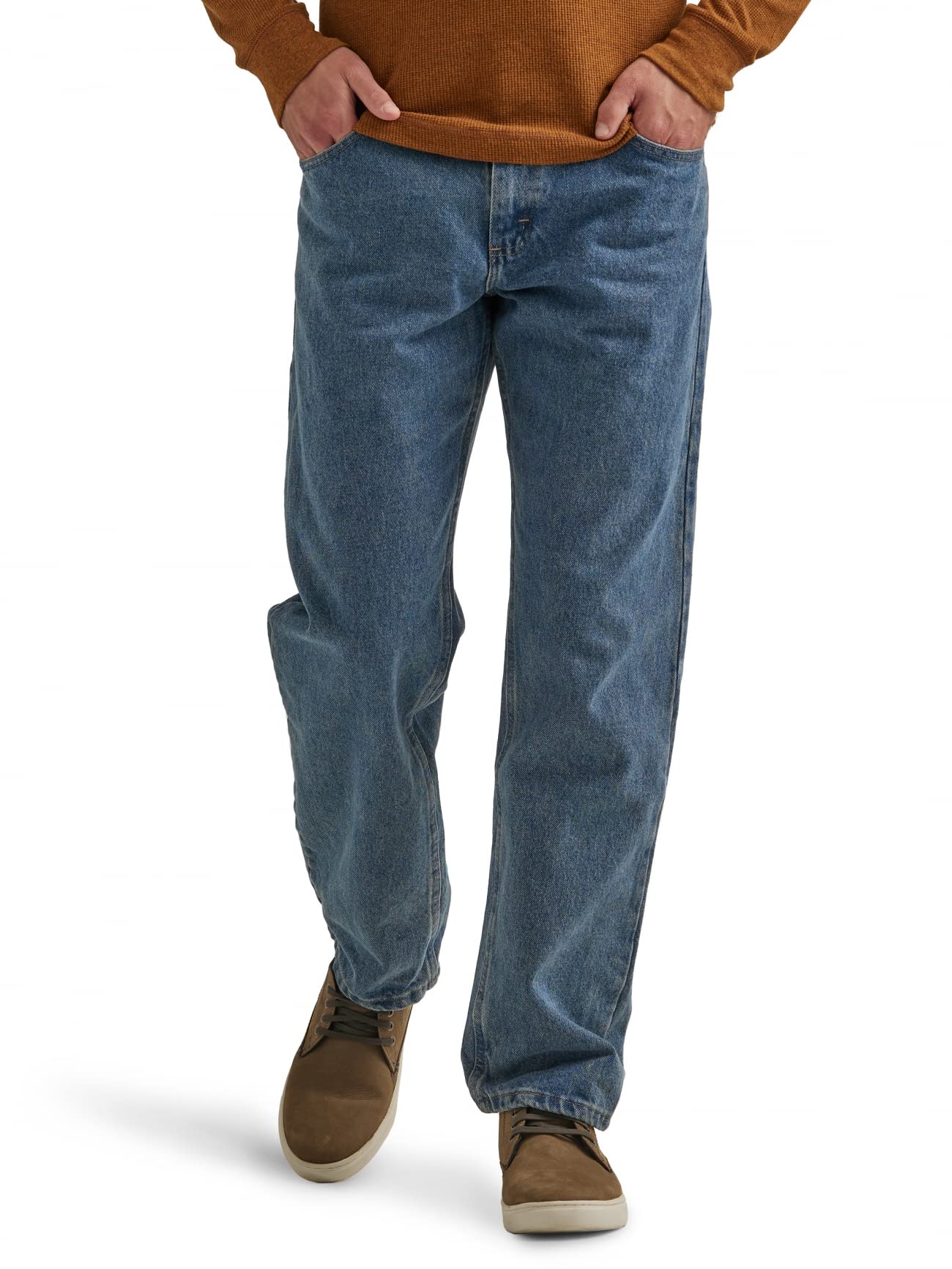 Wrangler Authentics Men's Classic 5-Pocket Relaxed Fit Cotton Jean