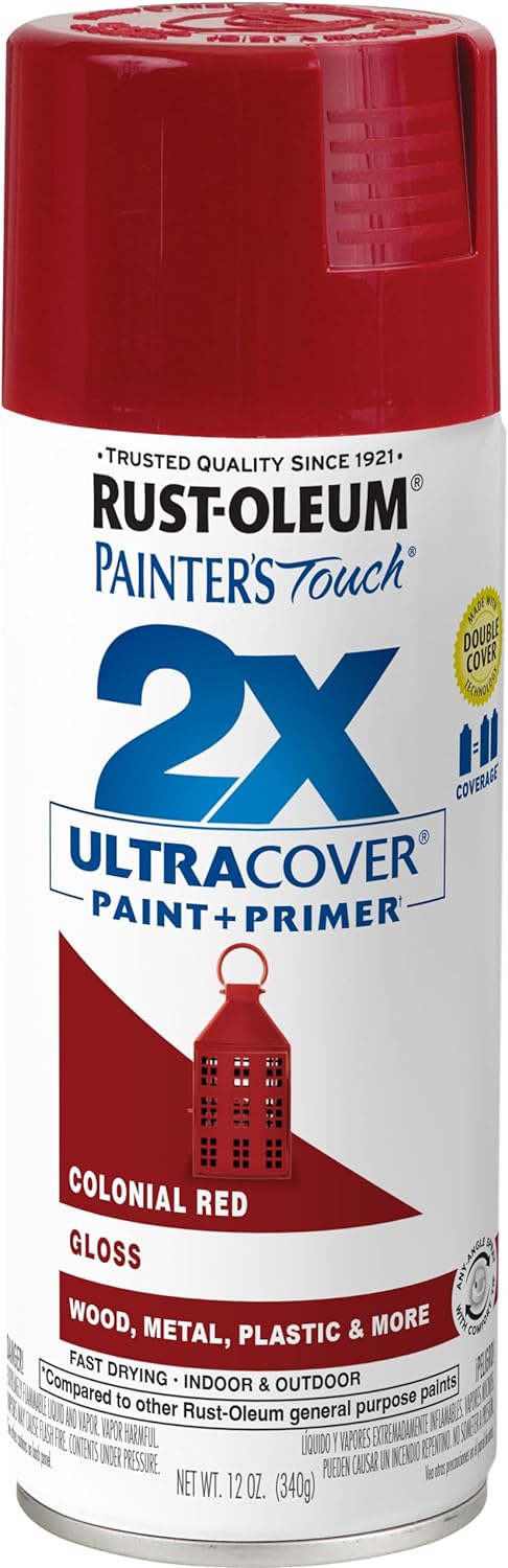 Rust-Oleum 331182 Painter's Touch 2X Ultra Cover Spray Paint, 12 oz, Ultra Matte Black