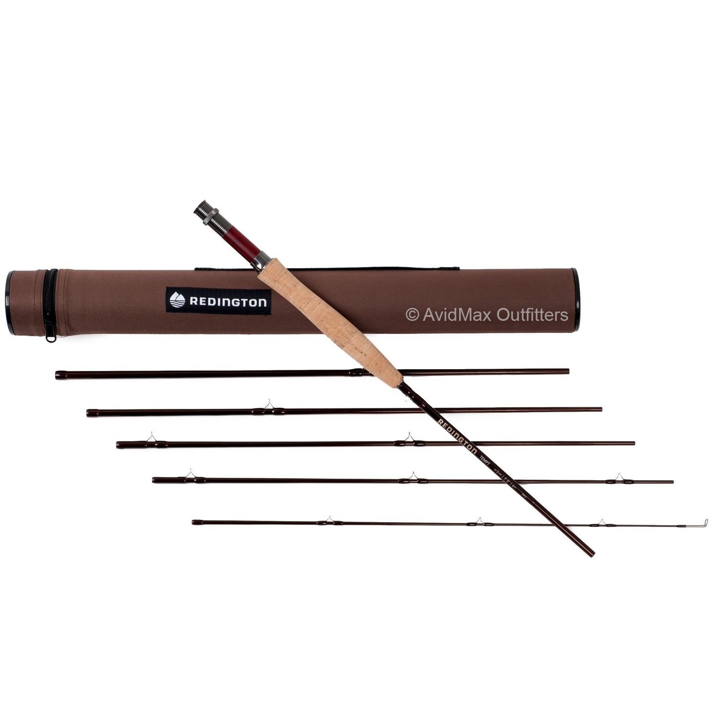 Redington Fly Fishing Field Kit, Fly Rod and Reel Combo Starter Kit, Line and Carrying Case Included
