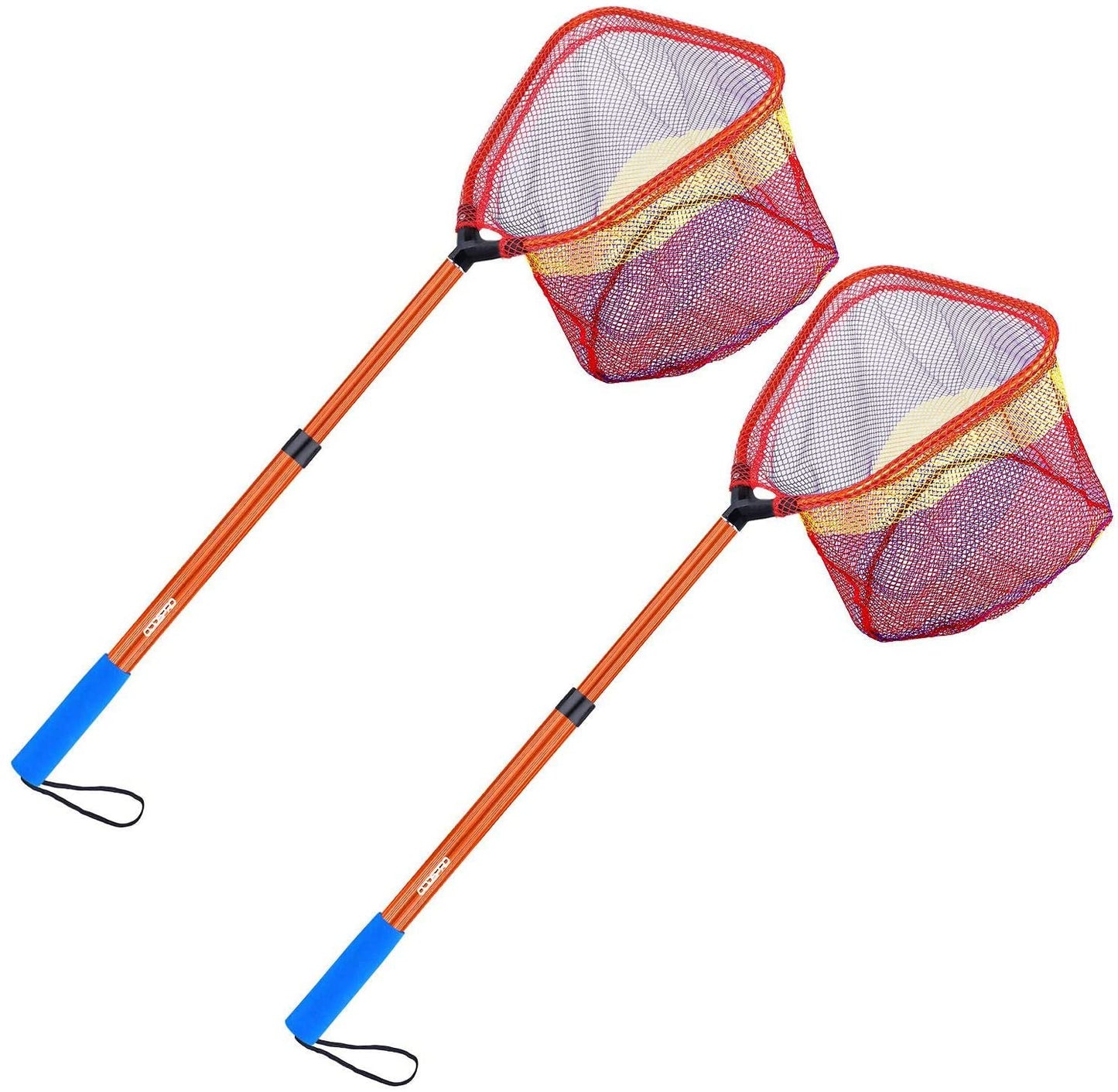 Kids Fishing Net - Telescoping Bait, Minnow, and Butterfly Net With 11.4" Depth, Handle Extends to 30" for Easy Catch and Release