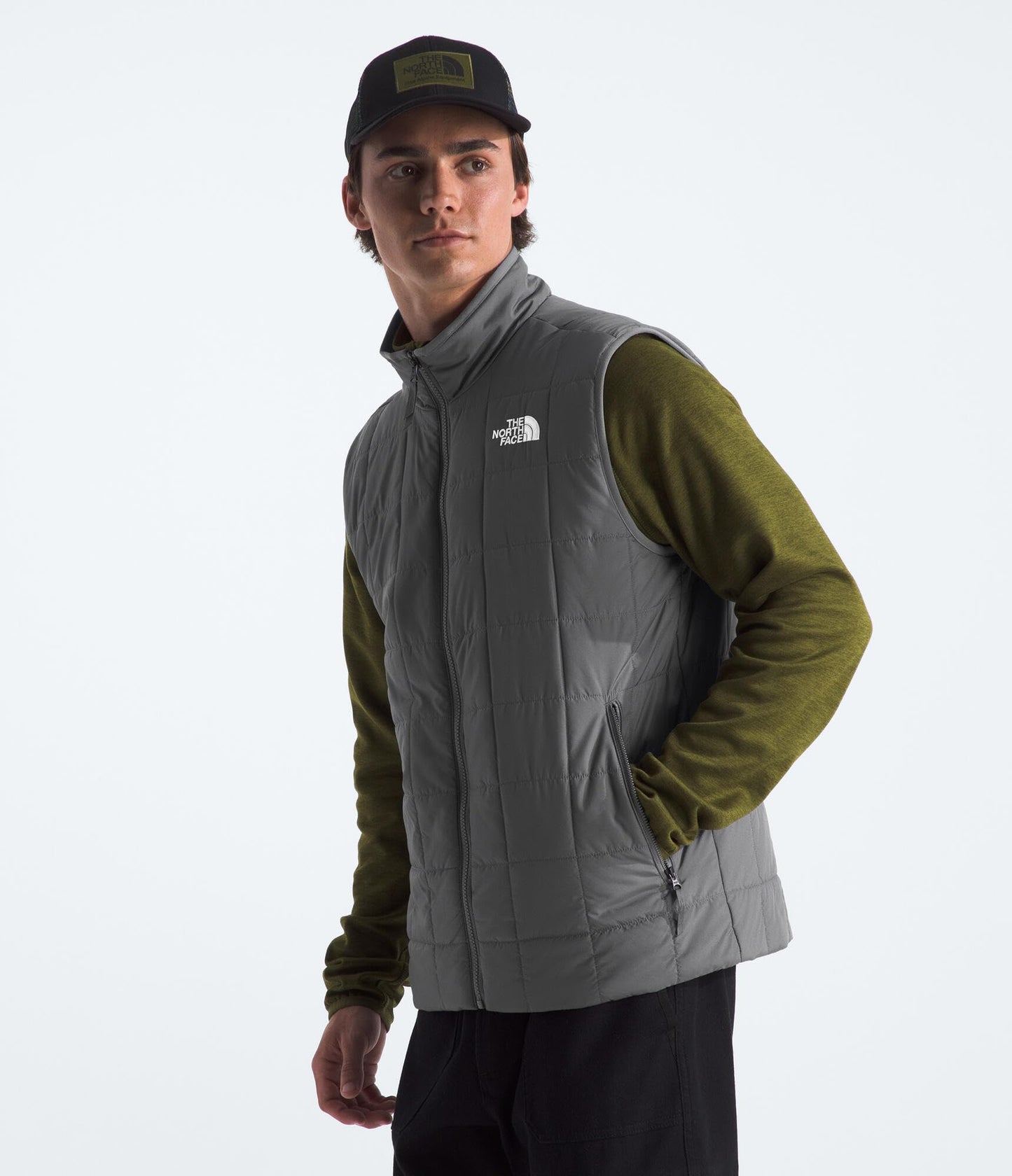 THE NORTH FACE Men's Junction Insulated Vest | Water Resistant With Heatseeker Insulation, Stretch Bindings & Zip Pockets