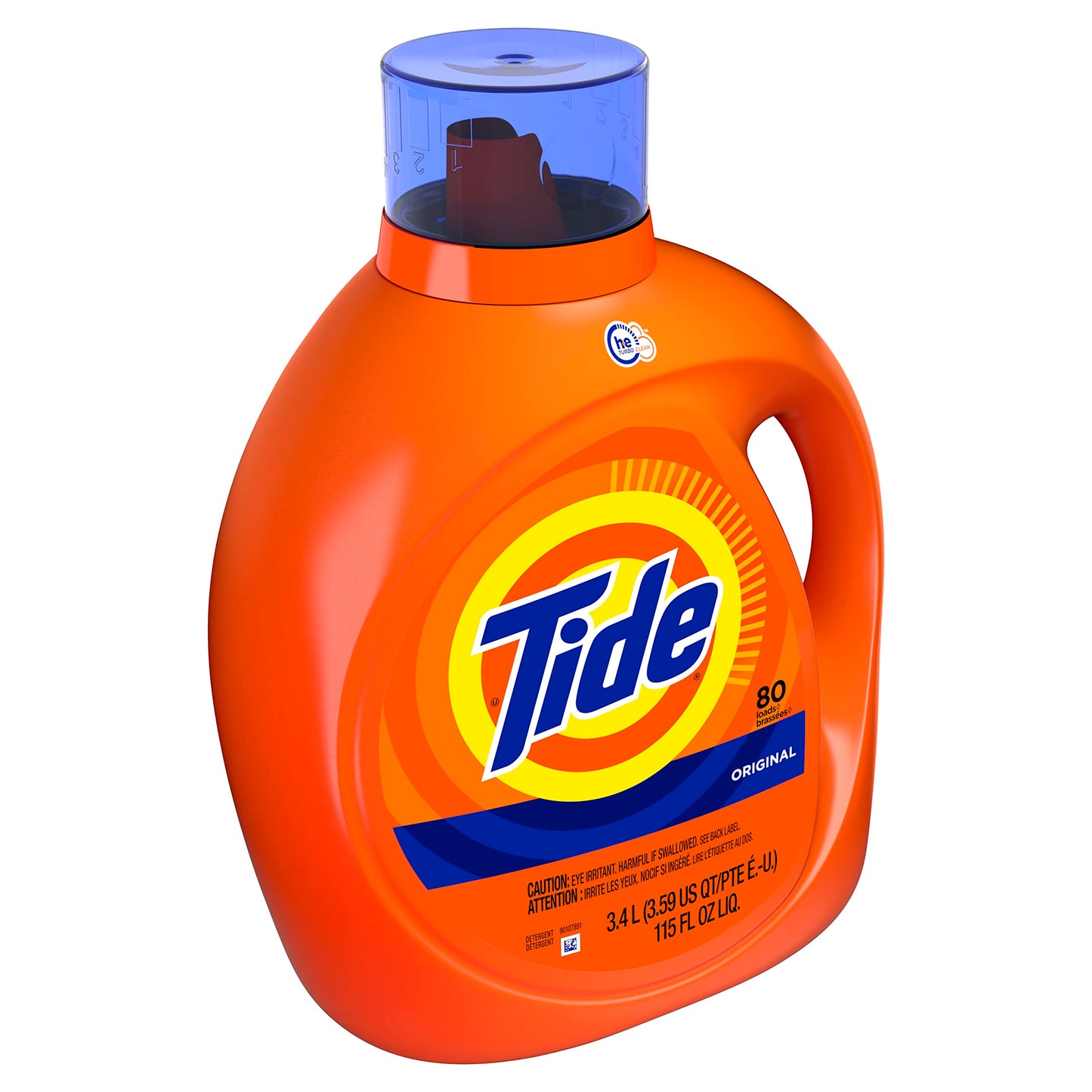 Tide Laundry Detergent Liquid, Original Scent, HE Compatible, 100 Loads, 132 fl oz, Tide Laundry Detergent, Liquid Laundry Detergent (Packaging May Vary)