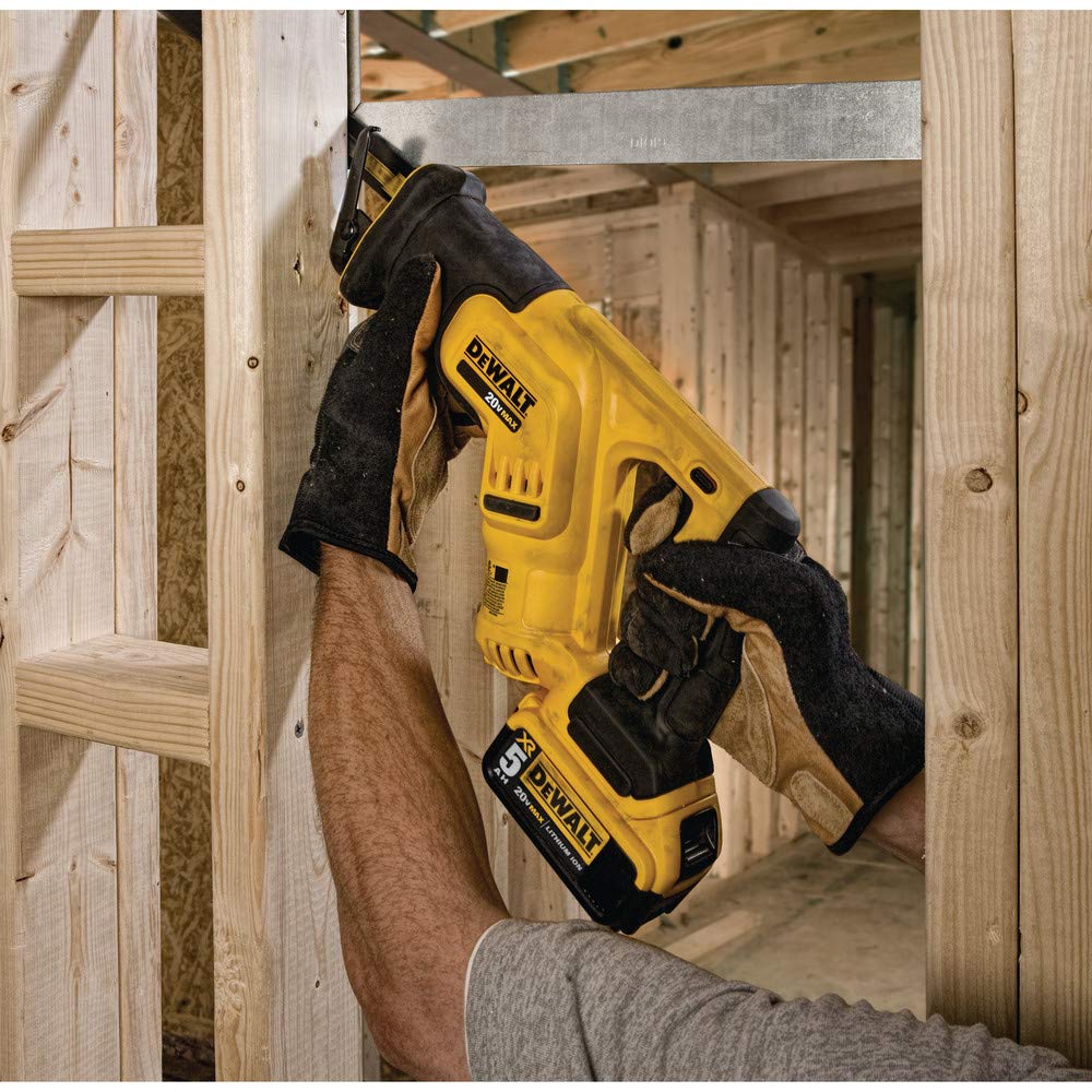 DEWALT 20V MAX Reciprocating Saw, 3,000 Strokes Per Minute, Variable Speed Trigger, Bare Tool Only (DCS380B)
