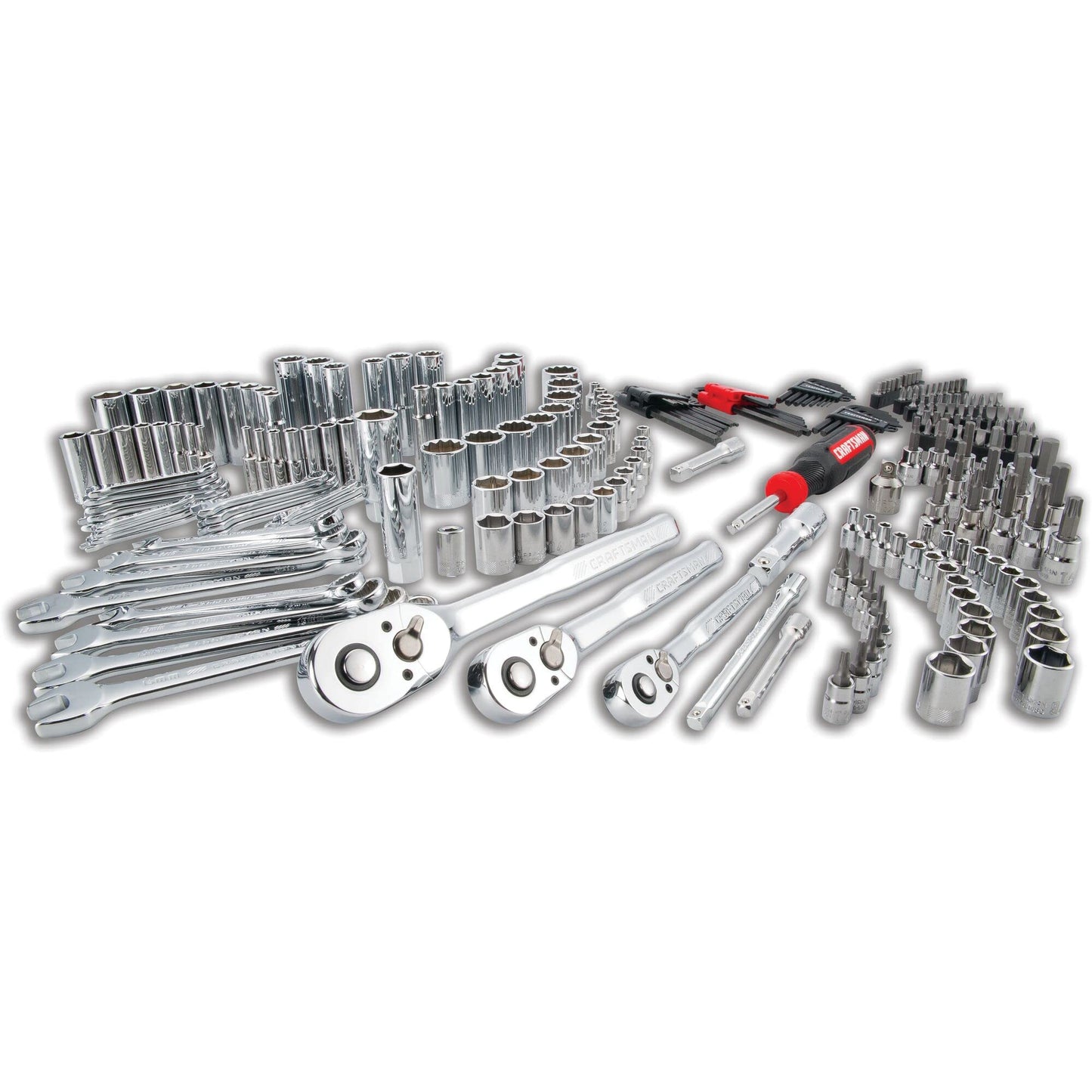 Craftsman VERSASTACK Mechanics Tool Set, 1/4 in, 3/8 in, and 1/2 in Drive, 230 Piece (CMMT45306)