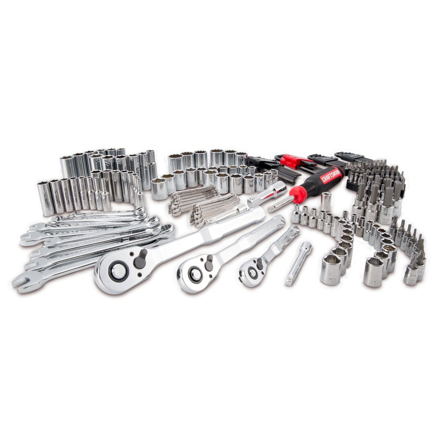Craftsman VERSASTACK Mechanics Tool Set, 1/4 in, 3/8 in, and 1/2 in Drive, 230 Piece (CMMT45306)