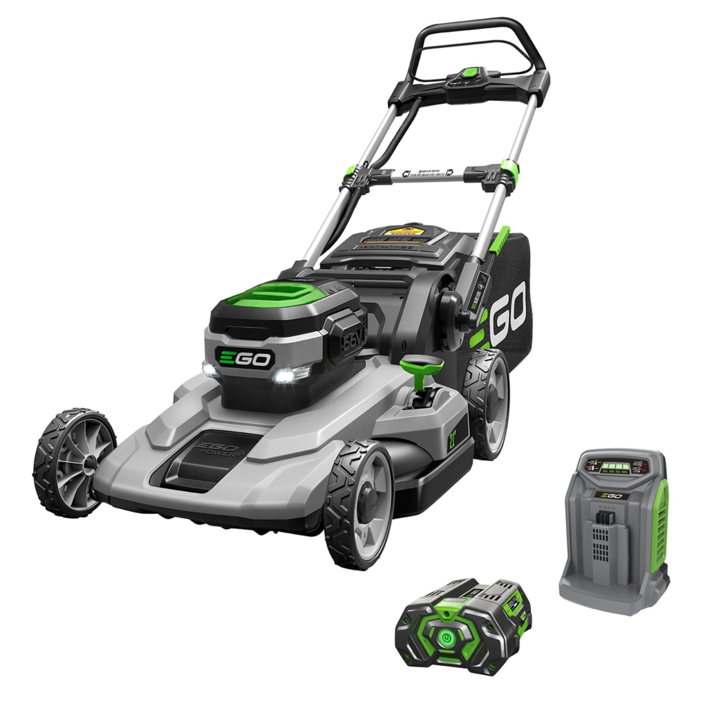 EGO POWER+ Electric Lawn Mower, Cordless, Includes 56V 6.0Ah Battery And 320W Charger - LM2114