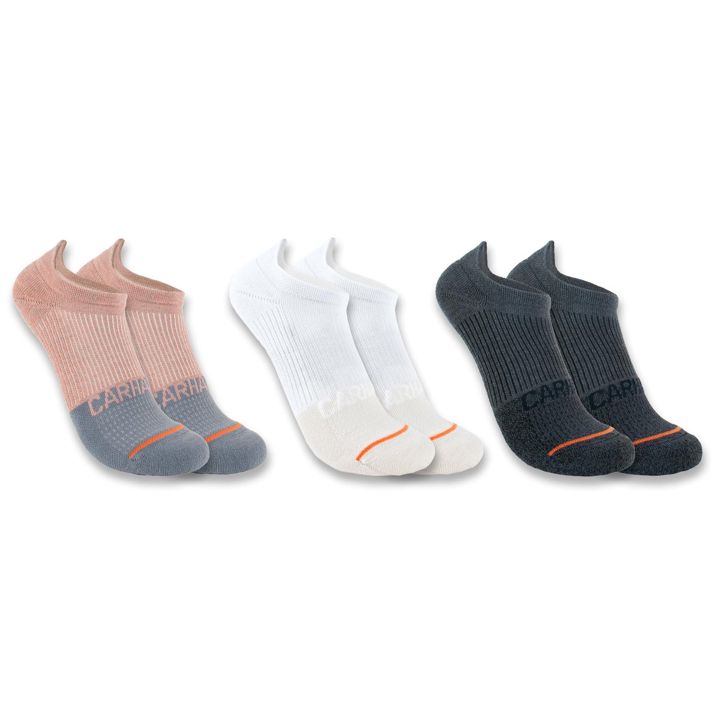 Carhartt Women's Midweight No Show Sock 3 Pack