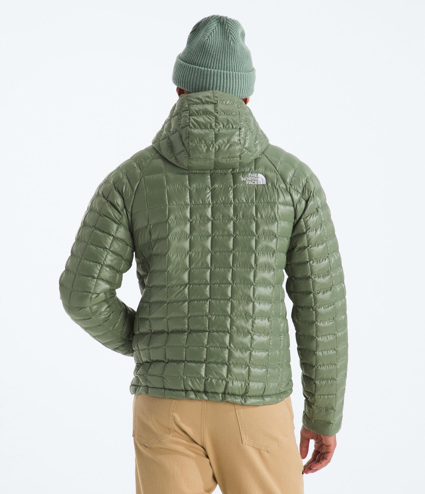THE NORTH FACE Men's Thermoball Hooded Jacket | Lightweight, Wind & Water Resistant Fabric, Synthetic Insulation
