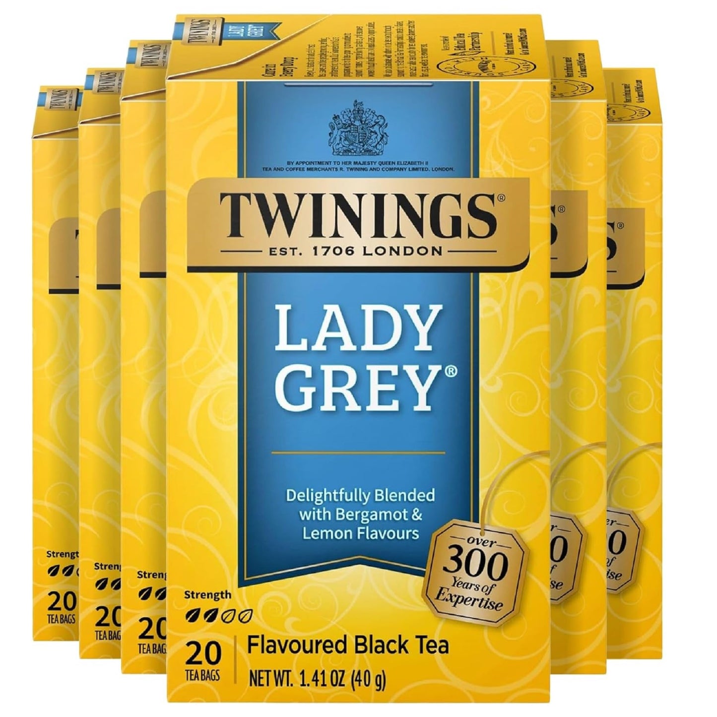Twinings English Breakfast Black Tea Individually Wrapped Bags, 100 Count (Pack of 1), Smooth, Flavourful, and Robust, Caffeinated, Enjoy Hot or Iced, 100 Teabags