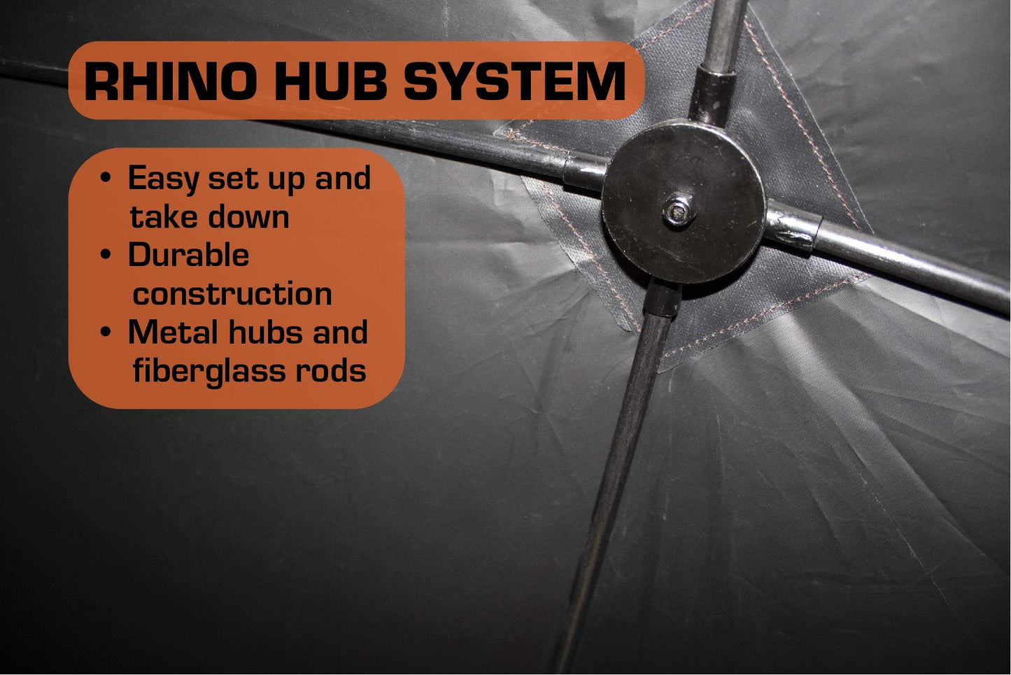 Rhino Blinds R500-MOC 3-4 Person Hunting Ground Blind