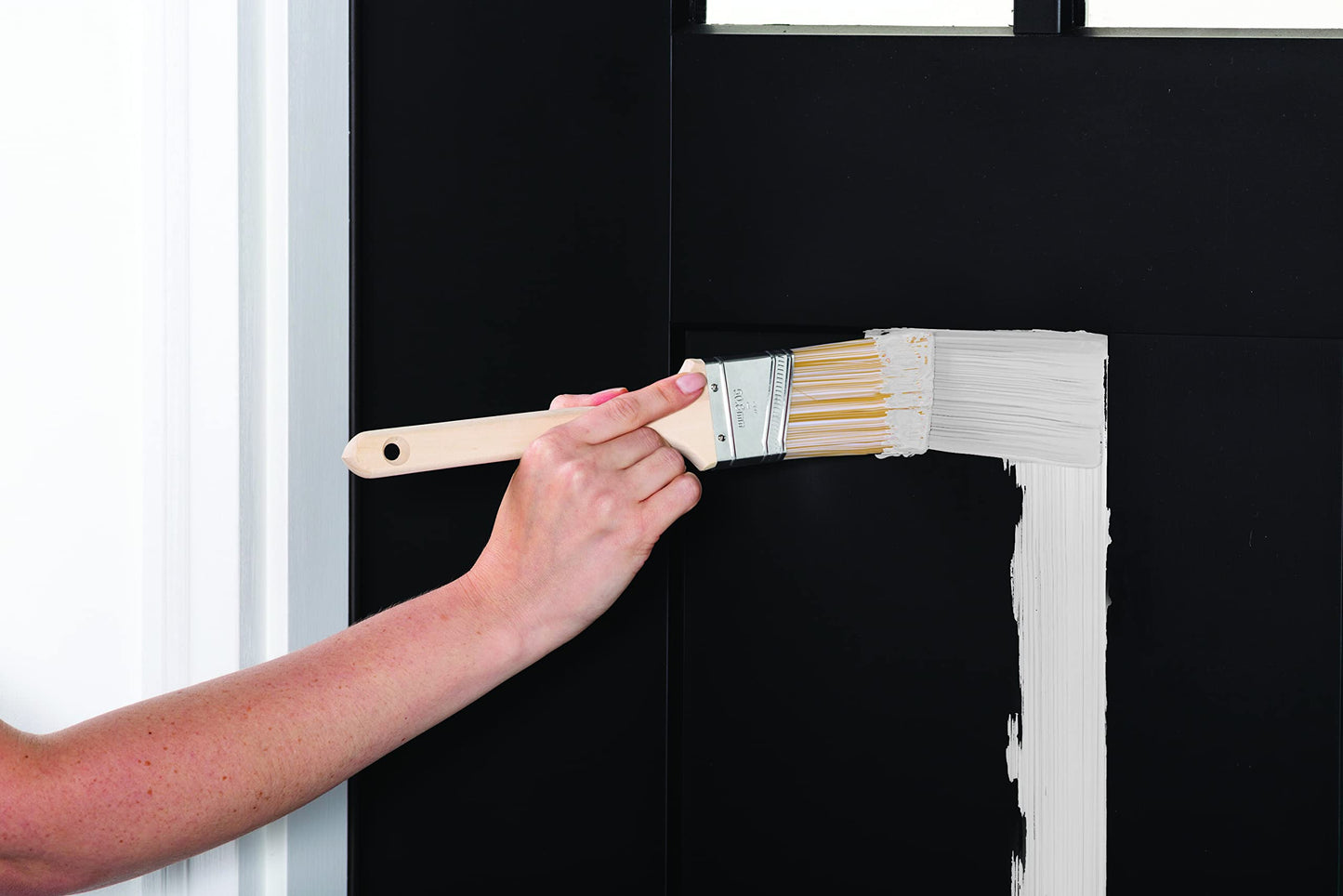 Rust-Oleum 369383 Advanced Dry Door & Trim Paint, Quart, Satin Black