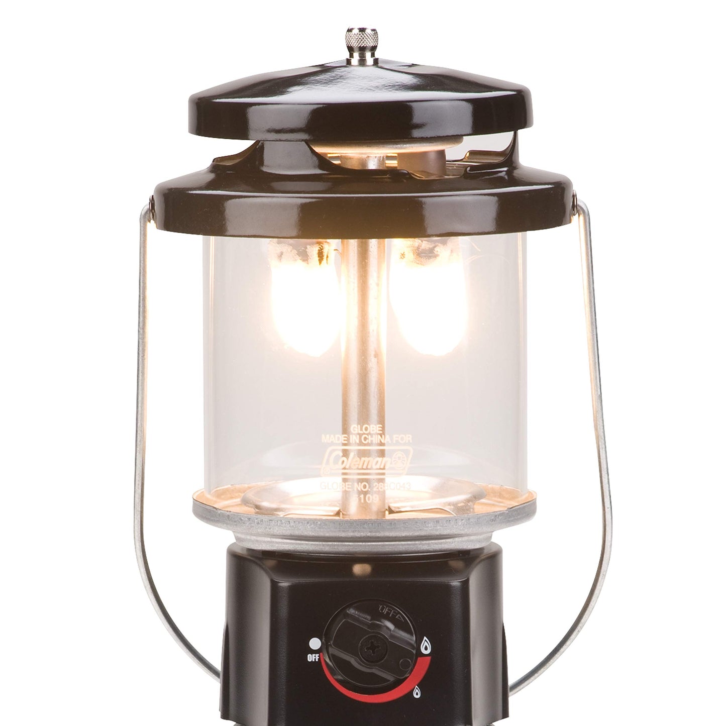 Coleman 1000L Deluxe Propane Lantern, Gas Lamp with Adjustable Brightness, Pressure Control, Carry Handle & Mantles Included, Great for Camping, Hunting, Power Outage & More