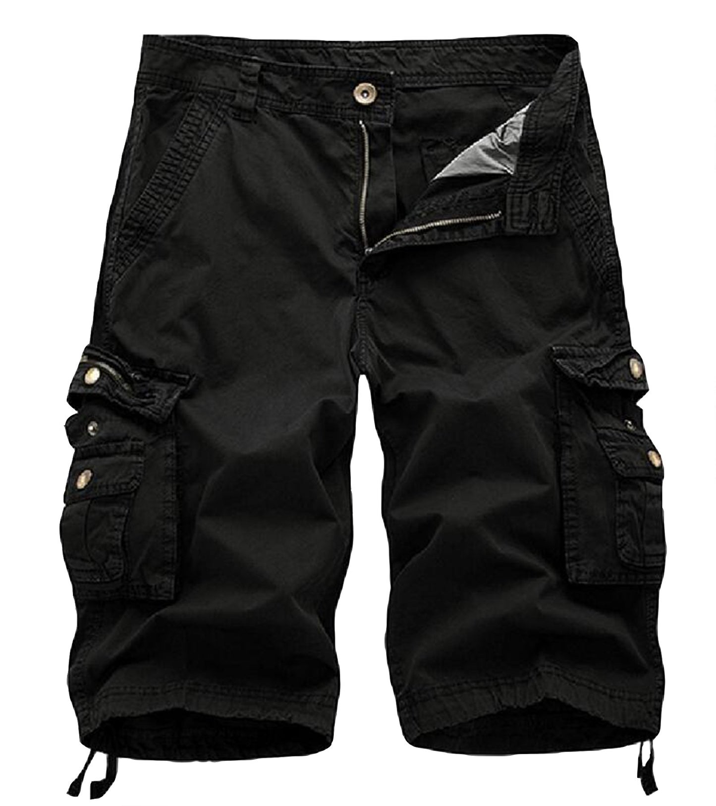 Men's Camo Cargo Shorts Relaxed Fit Multi-Pocket Outdoor Camouflage Cargo Shorts Cotton