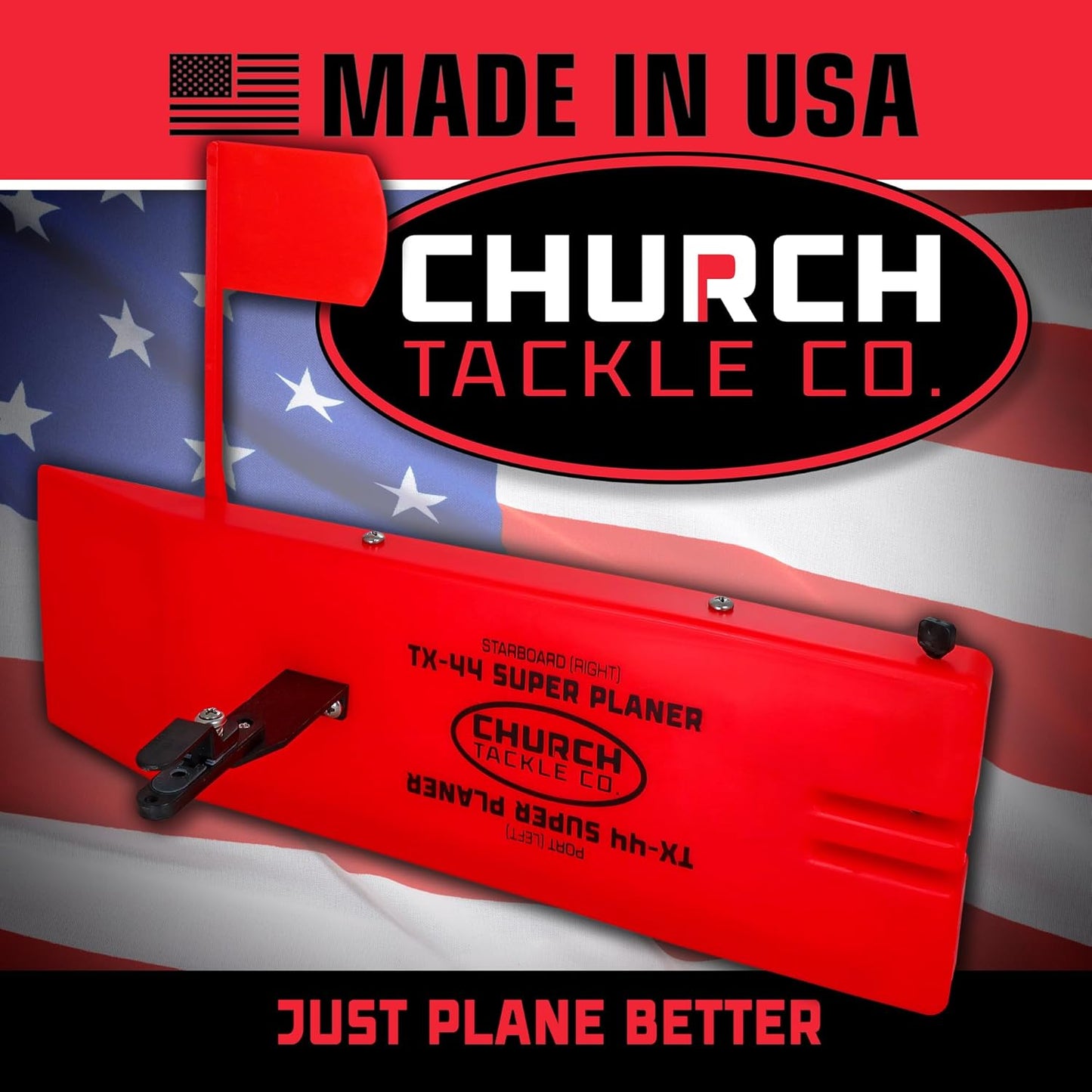 TX-44 Super Planer Board by Church Tackle Co