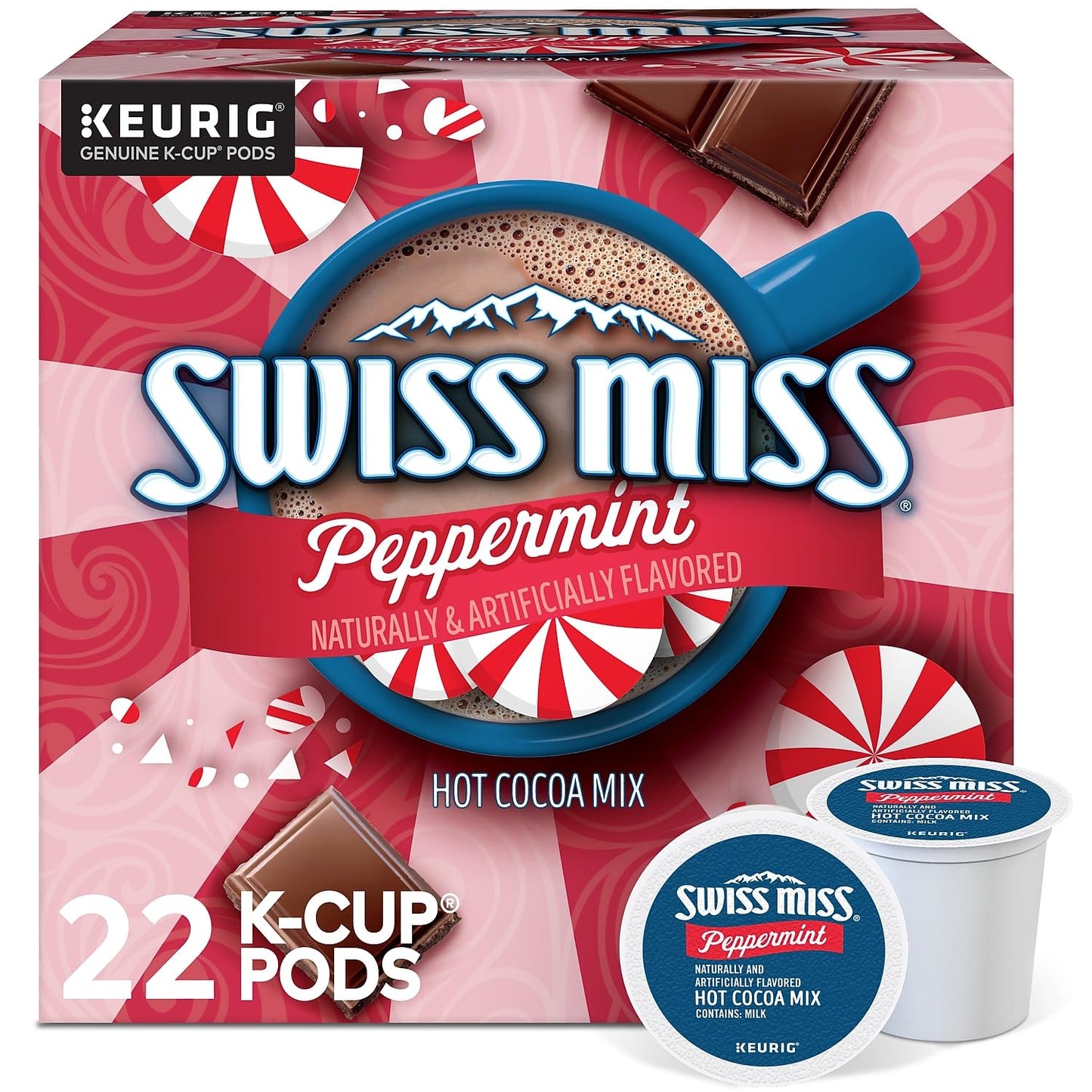 Swiss Miss Milk Chocolate Flavor Hot Cocoa Mix Canister, 76.55 oz.
