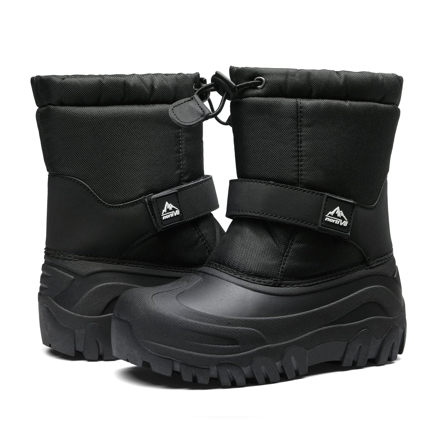 NORTIV 8 Kids Snow Boots Boy's Girl's Waterproof Cold Weather Classic Booties Hiking Outdoor Shoes (Little Kids/Big Kids)