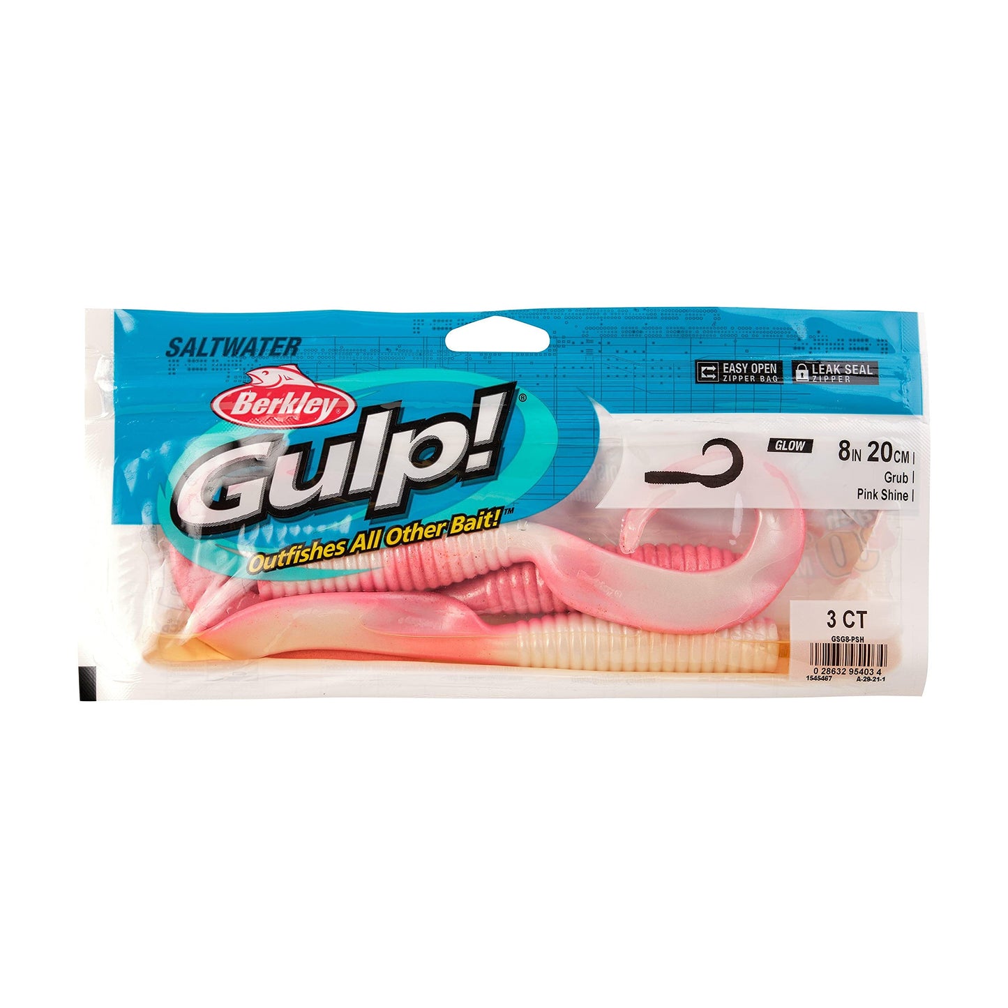 Berkley Gulp! Grub Saltwater Fishing Soft Bait