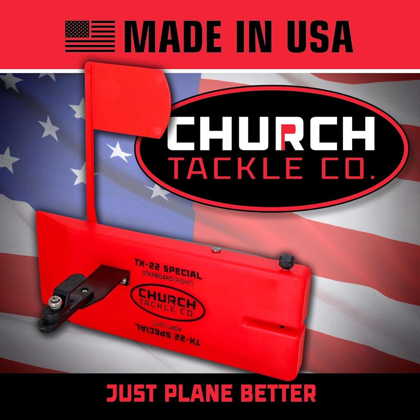 TX-22 Special Planer Board by Church Tackle Co