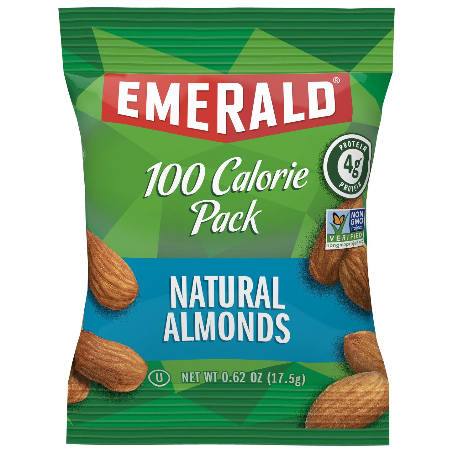 Emerald Nuts Mixed Nuts Variety Pack 18ct (1-Pack) , 100-Calorie Individual Packs , Features Dry Roasted Almonds, Natural Almonds & Walnuts, and Roasted & Salted Cashews