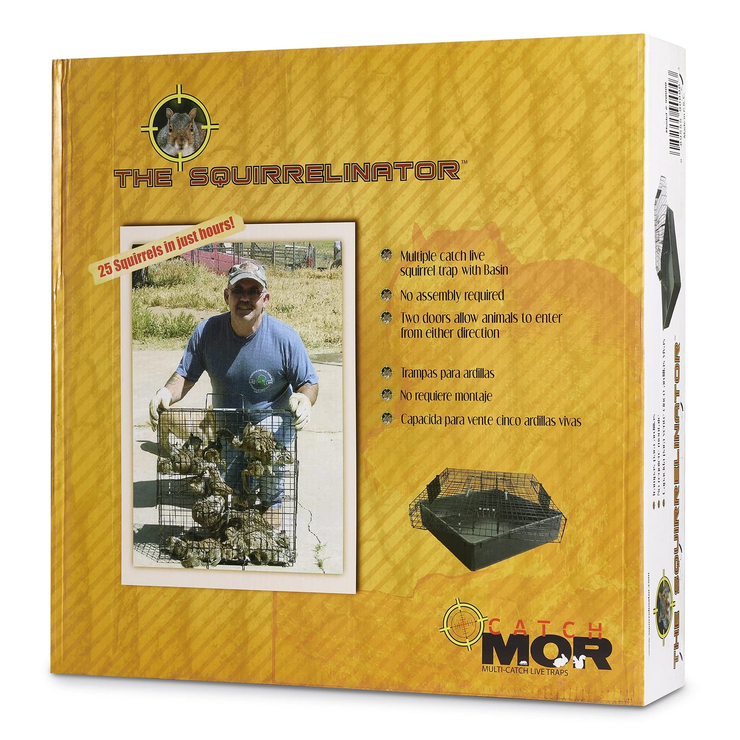 Rugged Ranch Live Chipmunk Trap, Catch & Release Cage, Large, Chipmunkinator
